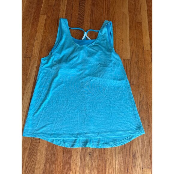 Champion Blue Tank Top With Built-In Sports Bra Medium Support - Picture 1 of 5